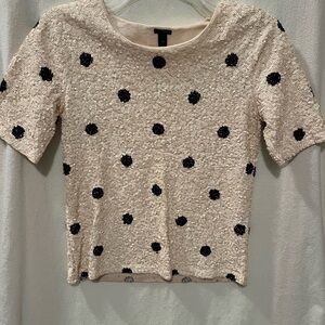 J Crew sequin top
